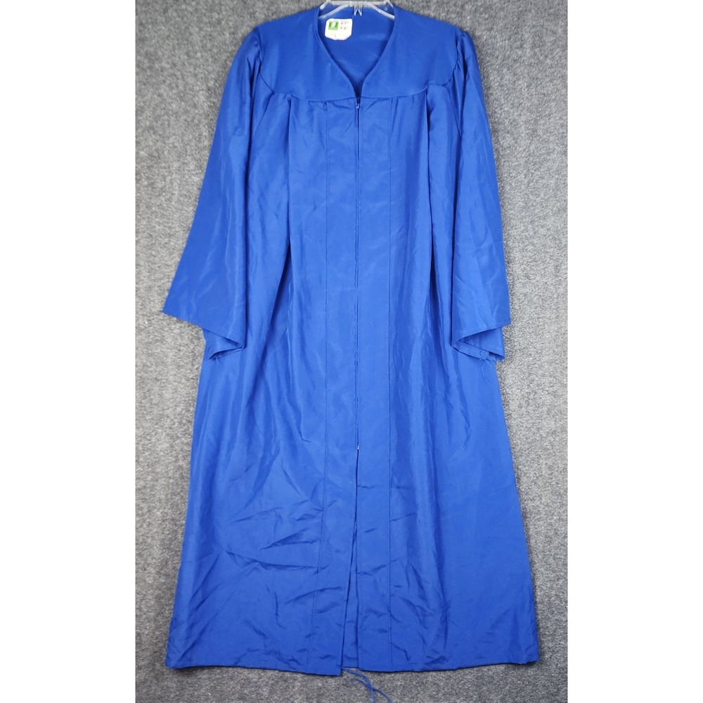 Herff Jones‎ Graduation Gown Unisex 5'7"-5'8" Royal Blue Academic Regalia